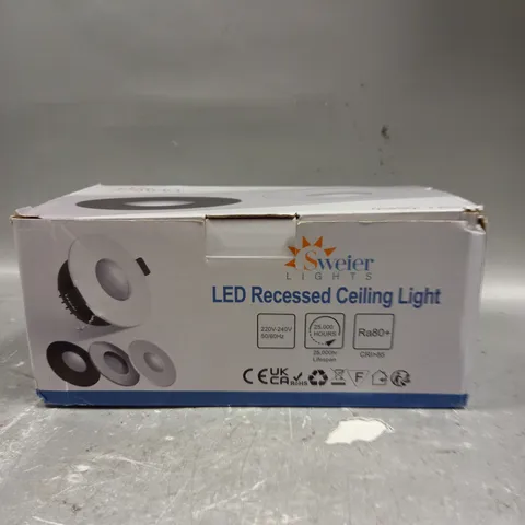 BOXED SWEIER LED RECESSED CEILING LIGHT 