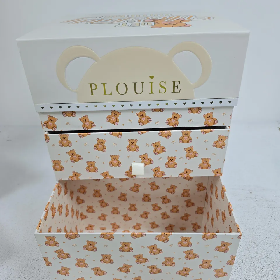 PLOUISE GET UN-TEDDY WITH ME EMPTY MAKE UP STORAGE BOX