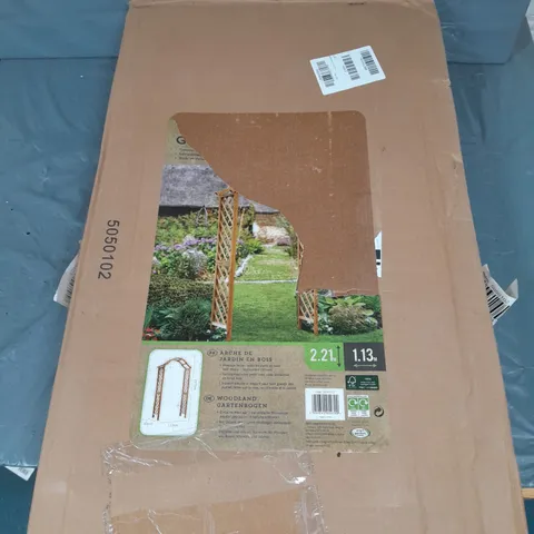 SMART GARDEN WOODLAND ARCH - TAN 2.21M - COLLECTION ONLY