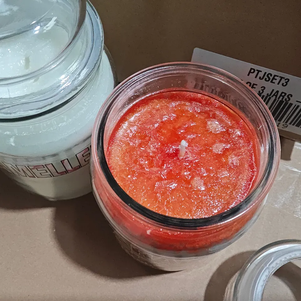 PETALI CANDLES SET OF 3 JARS – FRUTTI ROSSI, CARAMELLO & ARANCIO SPEZIATO