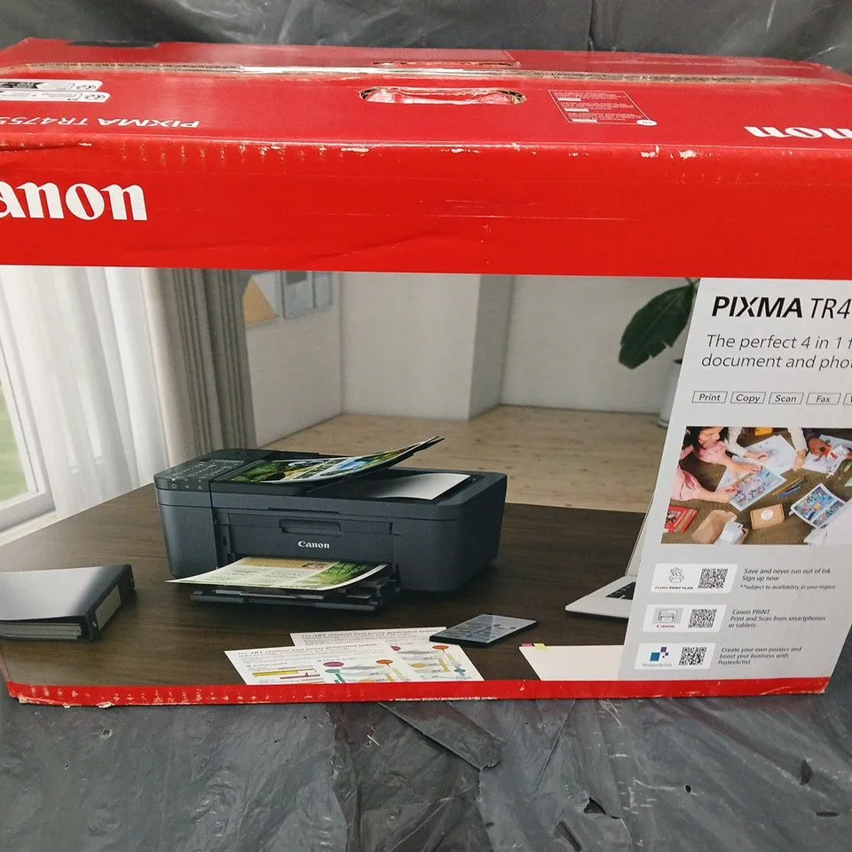 BOXED CANON PIXMA TR4755I WIRELESS COLOUR ALL-IN-ONE INKJET PHOTO PRINTER