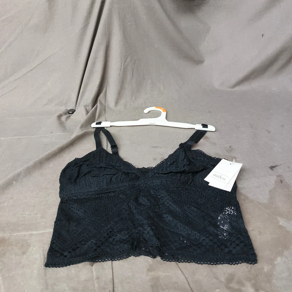2 X AUDEN LACE BRALETTE – BLACK MEDIUM