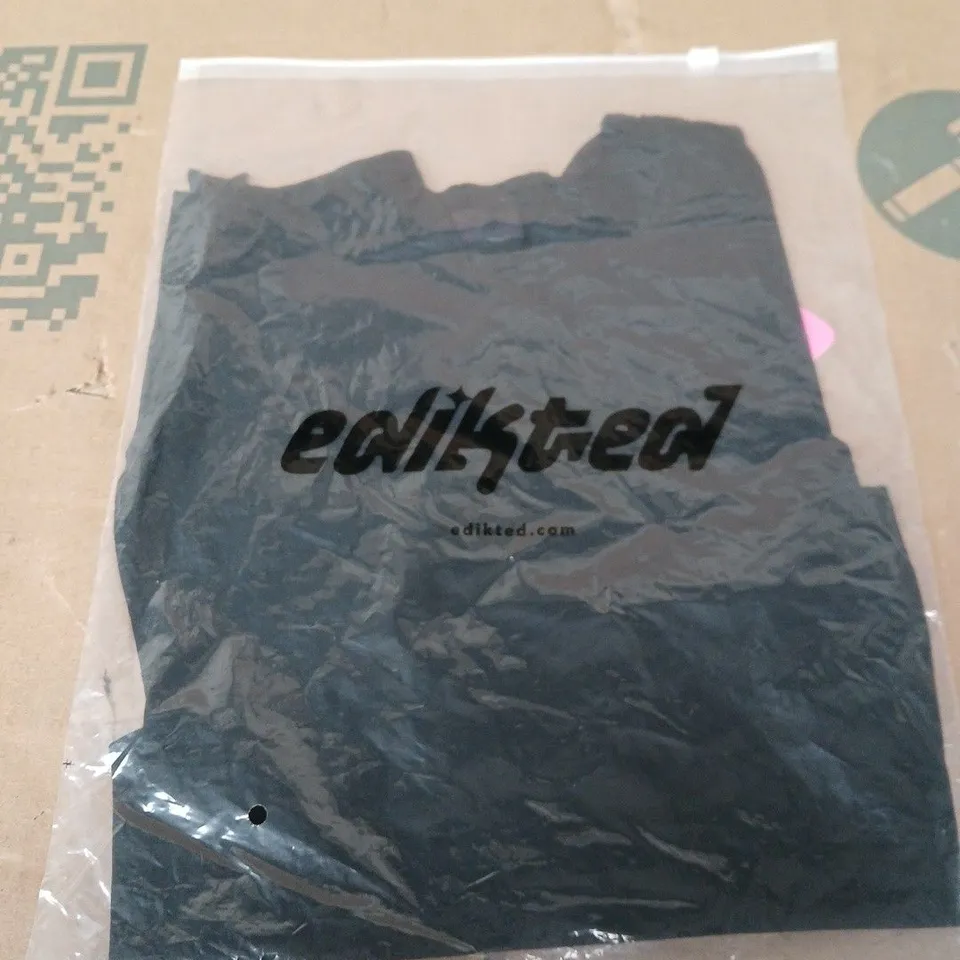 EDIKTED WOMENS BLACK WRAP SKIRT - M