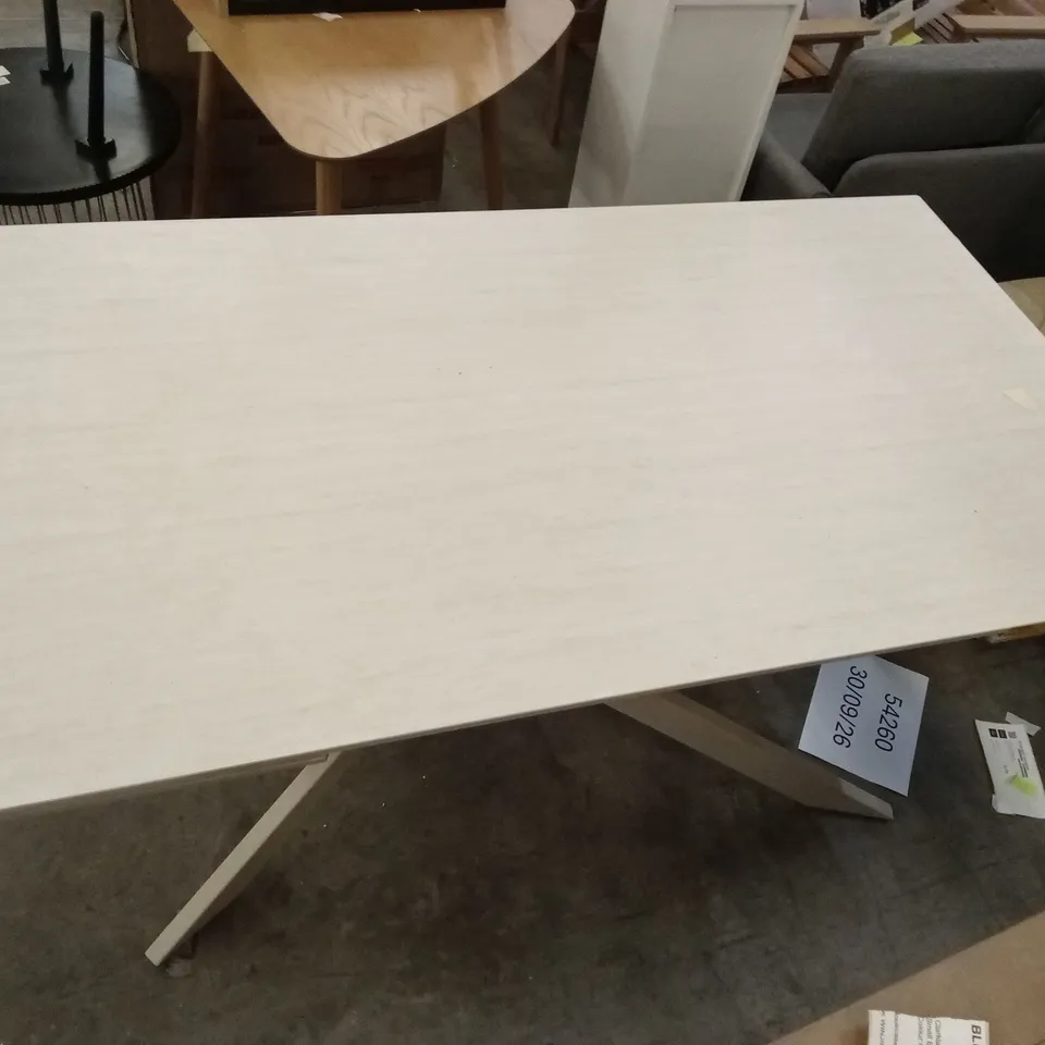 160-220CM RECTANGULAR EXTENDING 6-8 SEATER DINING TABLE