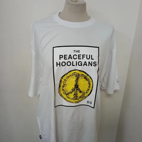 THE PEACEFUL HOOLIGAN ADORED GRAPHIC T-SHIRT SIZE XXL