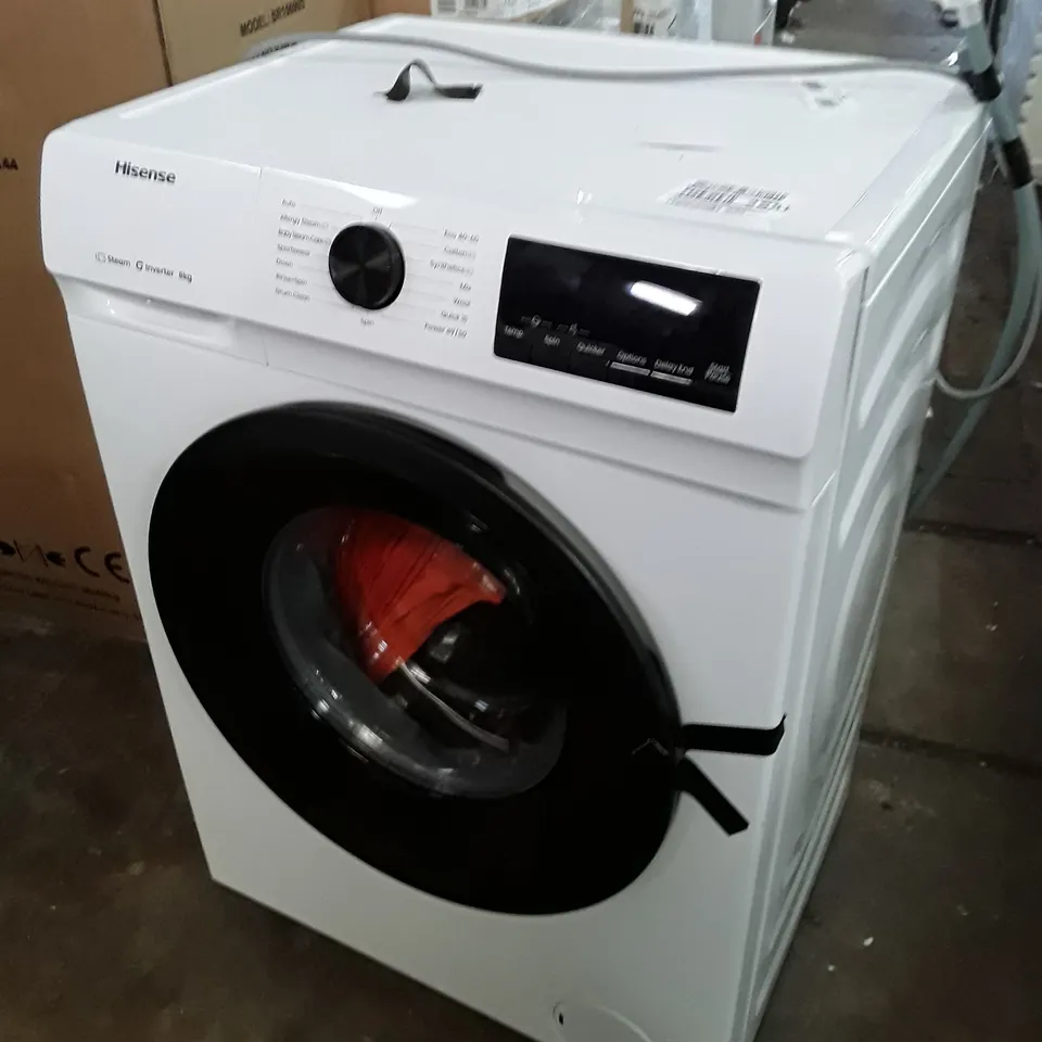 HISENSE 1 SERIES WF1Q8041BW 8 KG 1400 SPIN WASHING MACHINE - WHITE