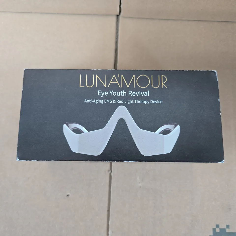 LUNAMOUR EYE YOUTH REVIVAL EMS & RED LIGHT THERAPY DEVICE – BOXED
