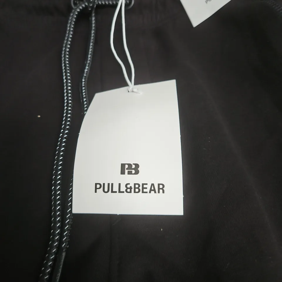 PULL AND BEAR SMALL BLACK JOGGERS WITH TAGS