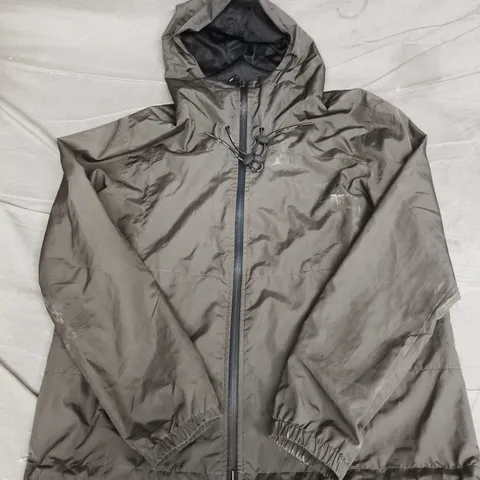 SUPER DRY RAIN JACKET IN KHAKI - 2XL