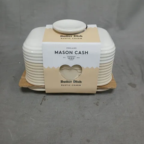 MASON CASH BUTTER DISH – RUSTIC CHARM