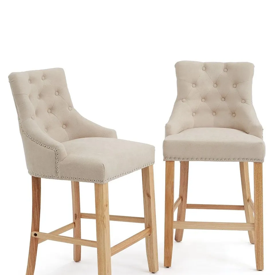 WARWICK BAR STOOL PAIR  - COLLECTION ONLY  RRP £299.99