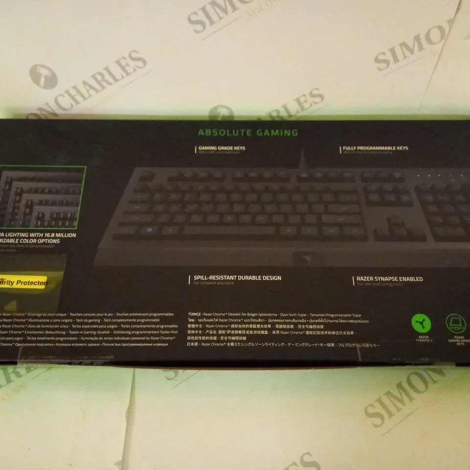 BRAND NEW BOXED RAZER CYNOSA LITE ESSENTIAL GAMING KEYBOARD 