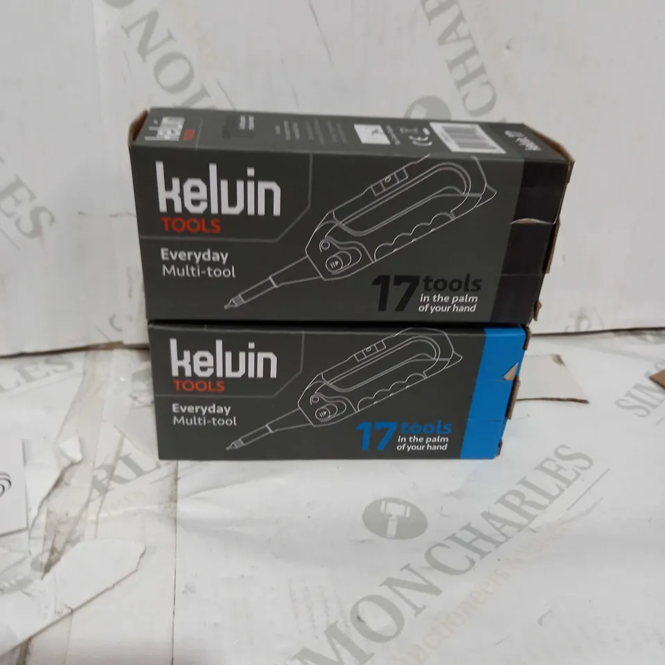 KELVIN TOOLS 17 IN 1 MULTI TOOL SET OF 2