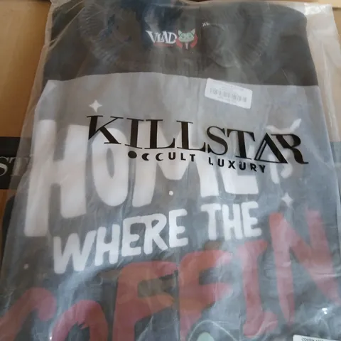 APPROXIMATELY 41 BRAND NEW KILLSTAR VLAD THE VAMPURR COFFIN KNIT SWEATERS