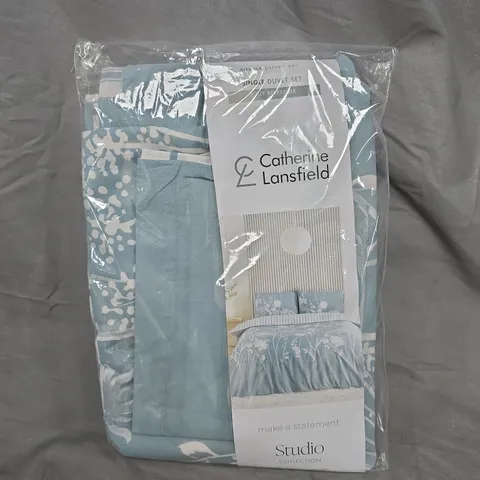 CATHERINE LANSFIELD STUDIO COLLECTION SINGLE DUVET SET – BLUE