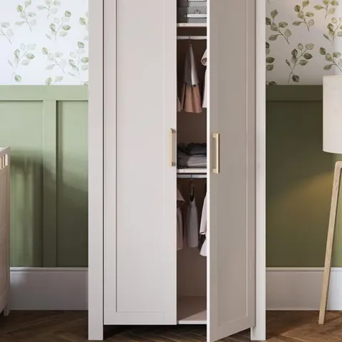 BOXED SILVER CROSS SEVILLE WARDROBE - CASHMERE/OAK (2 BOXES)