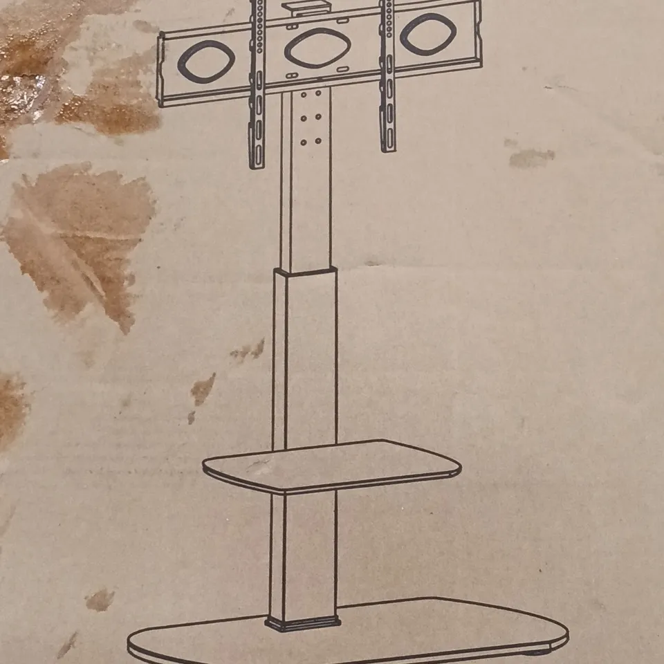 BOXED TTAP PEDESTAL FLOOR STAND - OAK/BLACK (1 BOX)