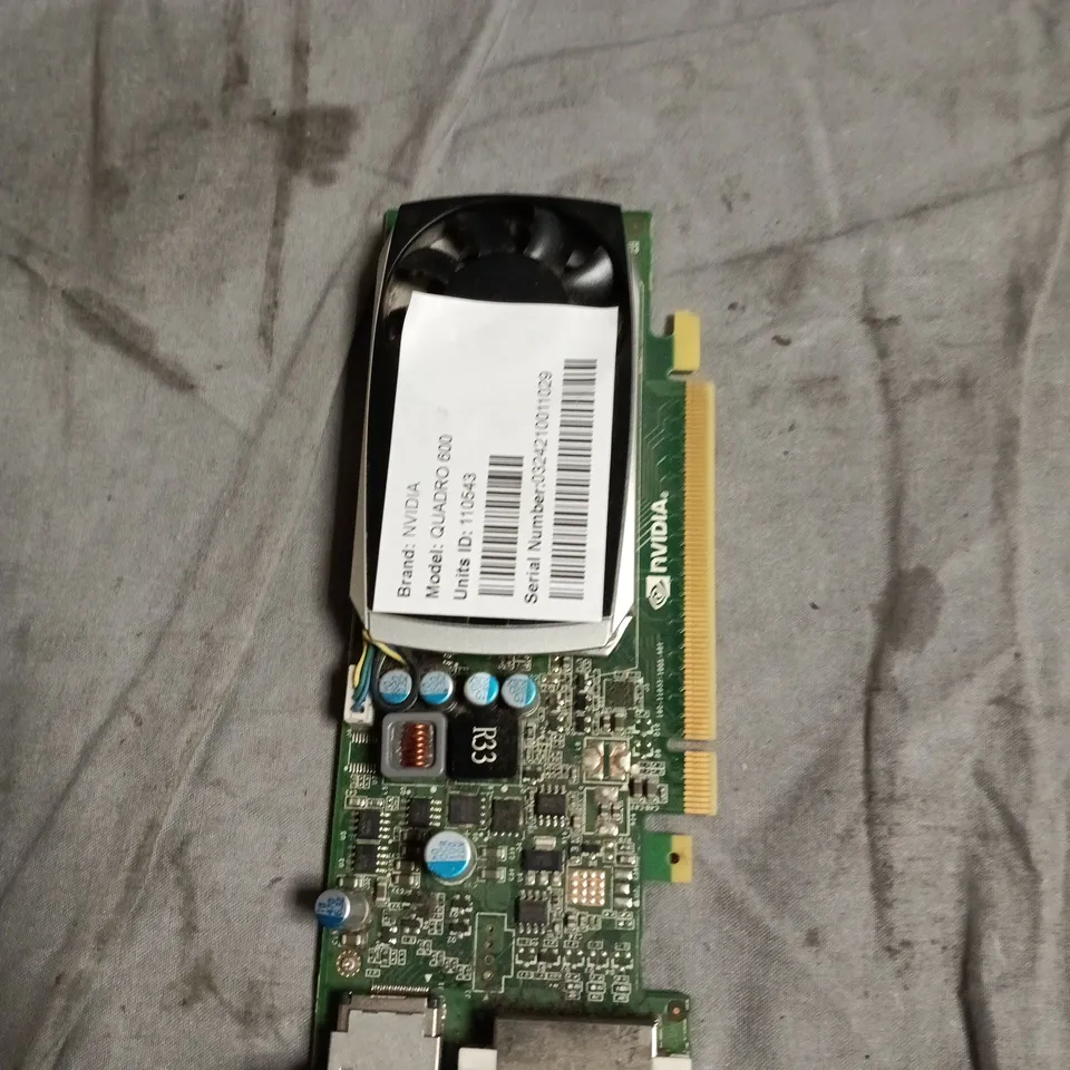 NVIDIA QUADRO 600 PCIE GRAPHICS CARD