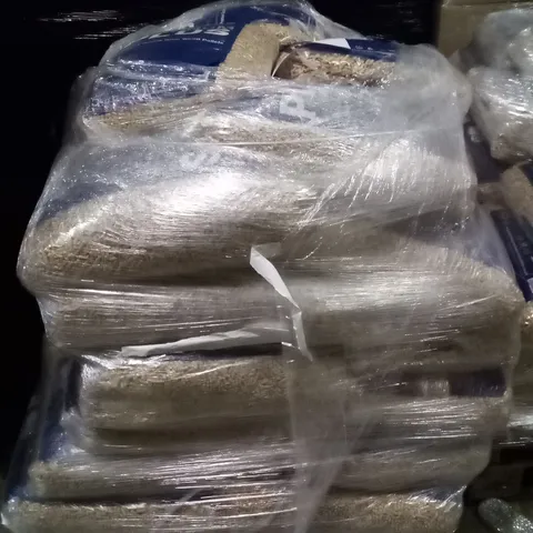 PALLET OF PLATINUM PLUS WOOD PELLETS
