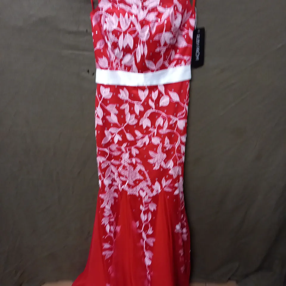 RUBY PROM RED OCCASIONAL DRESS - 12