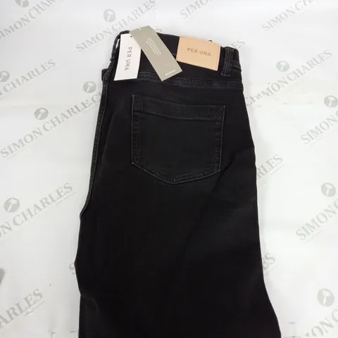 PER UNA BLACK DENIM JEANS SIZE 16