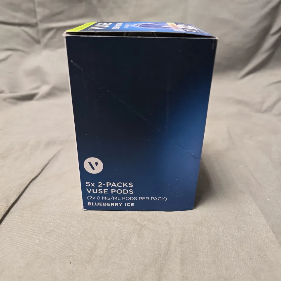 VUSE ZERO NICOTINE BLUEBERRY ICE PODS – 5X2-PACKS - 0MG/ML