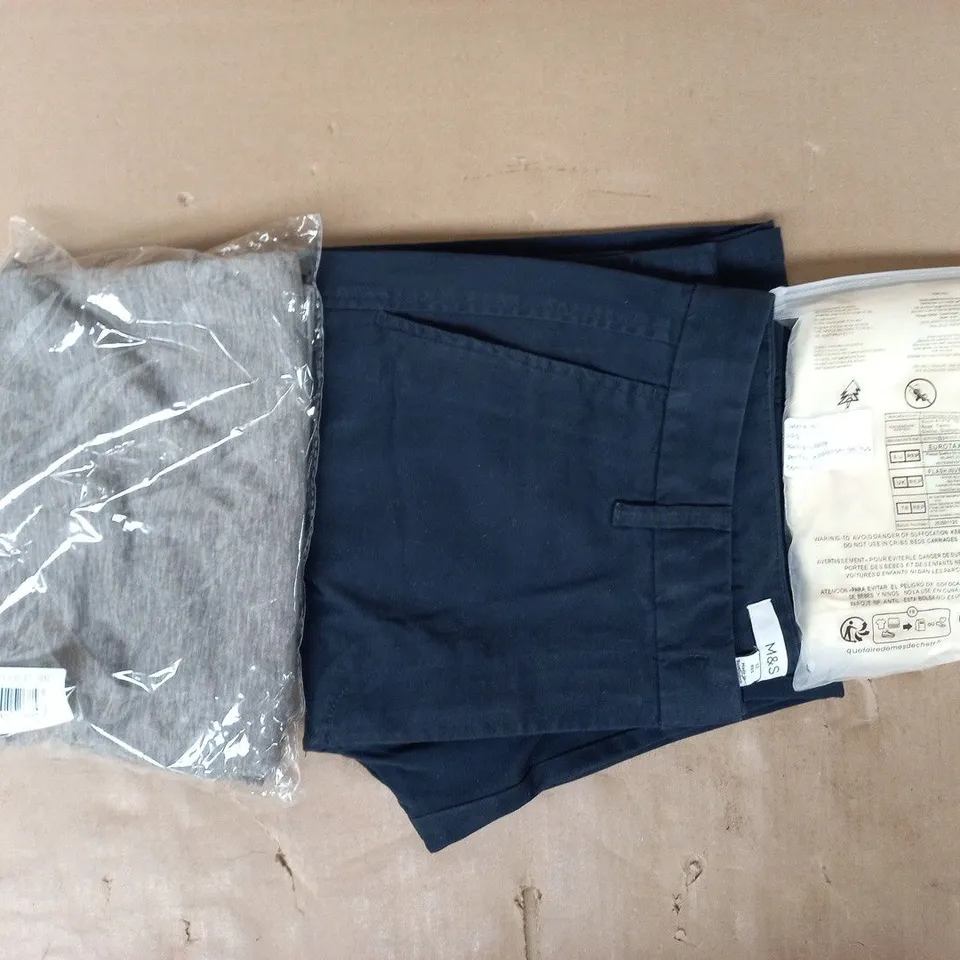 APPROXIMATELY 15 ASSORTED CLOTHING AND FASHION PRODUCTS IN VARIOUS STYLES AND SIZES - COLLECTION ONLY