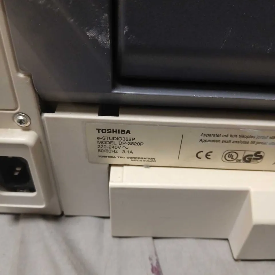 TOSHIBA E-STUDIO382P DP-3820P OFFICE COPIER/PRINTER - COLLECTION ONLY