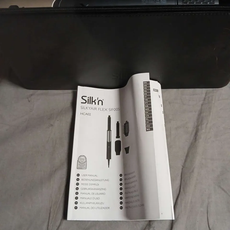 SILK'N SILKHAIR FLEX SIF005 HAIR STYLING DEVICE WITH ATTACHMENTS – CARRY CASE
