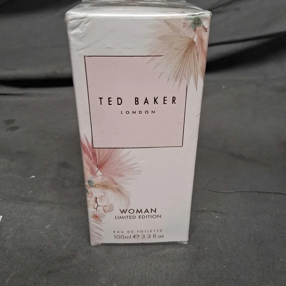 BOXED AND SEALED TED BAKER LONDON WOMAN LIMITED EDITION EAU DE TOILETTE 100ML