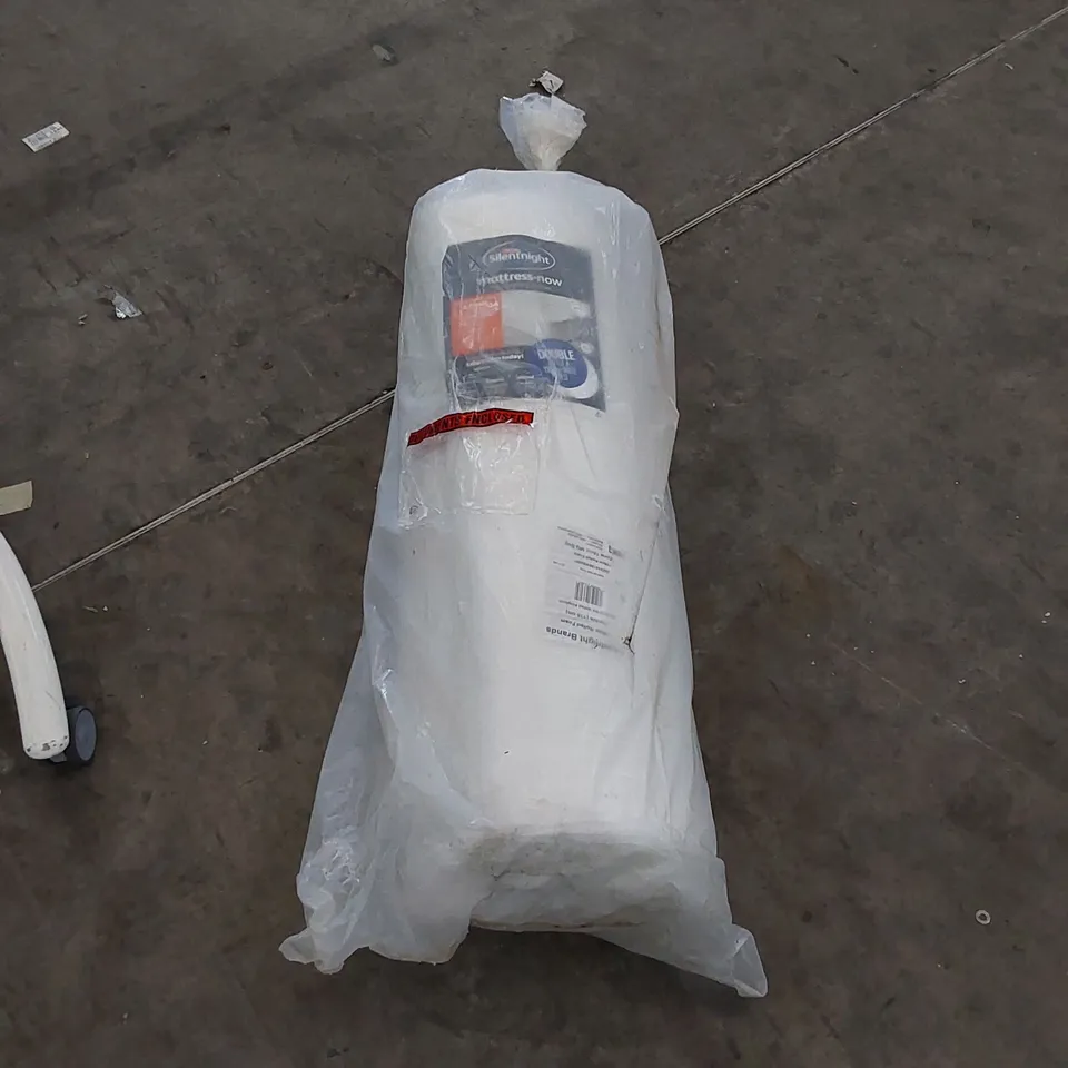 QUALITY BAGGED SILENTNIGHT ROLLED FOAM 18CM DOUBLE MATTRESS 