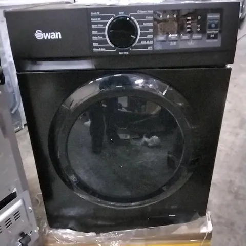 SWAN 8KG FREESTANDING WASHING MACHINE IN BLACK - SW75120B