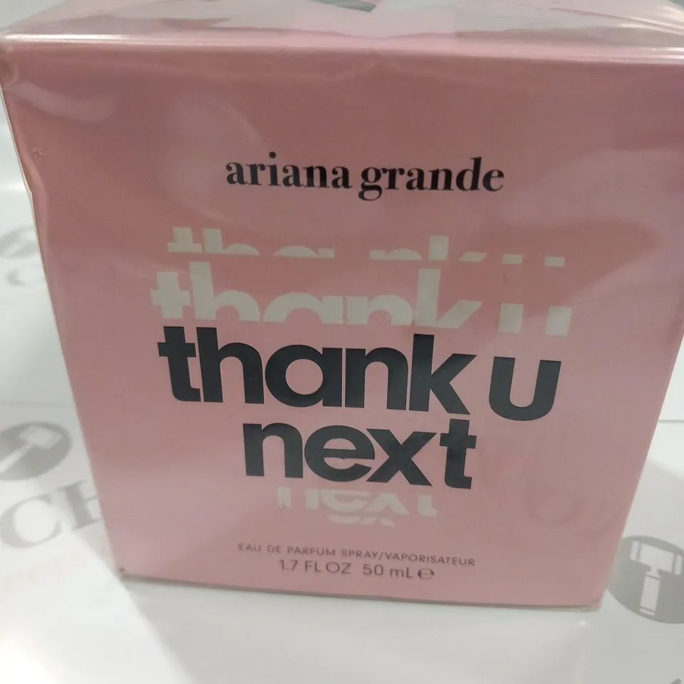 BOXED AND SEALED ARIANA GRANDE "THANK U NEXT" EAU DE PARFUM 50ML 