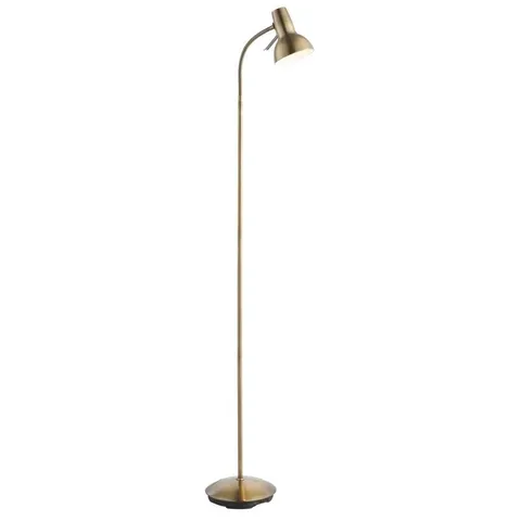 EICHLER 161CM ARCHED FLOOR LAMP WITH ADJUSTABLE HEAD - NICKEL