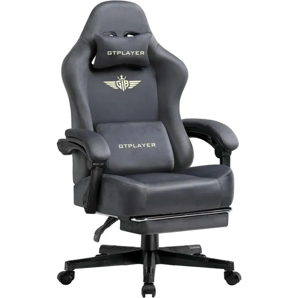 BOXED GTPLAYER GAMING CHAIR ADJUSTABLE RECLINING ERGONOMIC SWIVELING