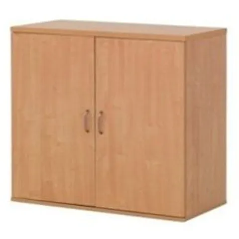 BEECH WOOD DOUBLE OFFICE CUPBOARD