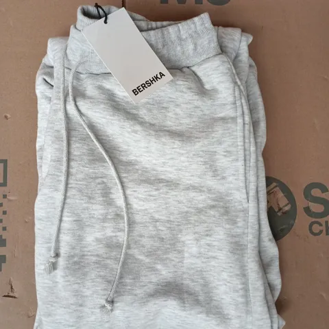 BERSHKA SWEATPANTS IN LIGHT GREY SIZE LARGE