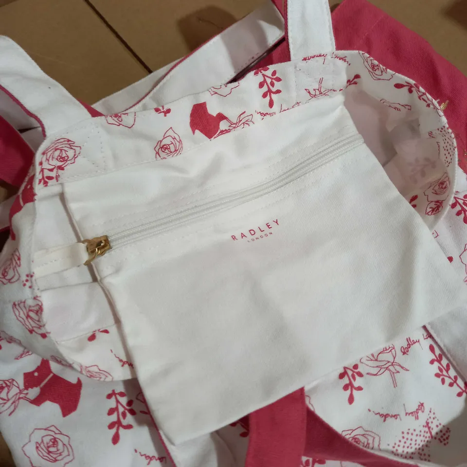 RADLEY CANVAS TOTES DUO WITH INTERNAL ZIP POCKET - PINK