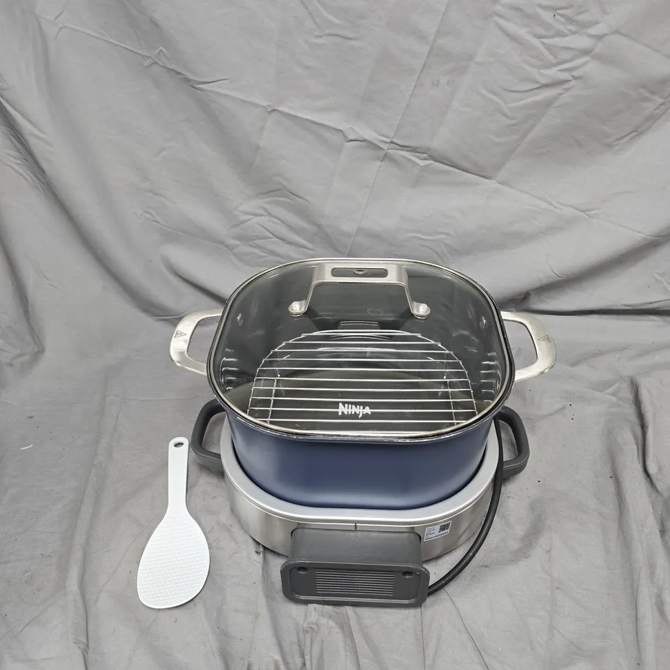 NINJA MC1101UK ELECTRIC GRILL / MULTI-COOKER WITH GLASS LID NOT TESTED .