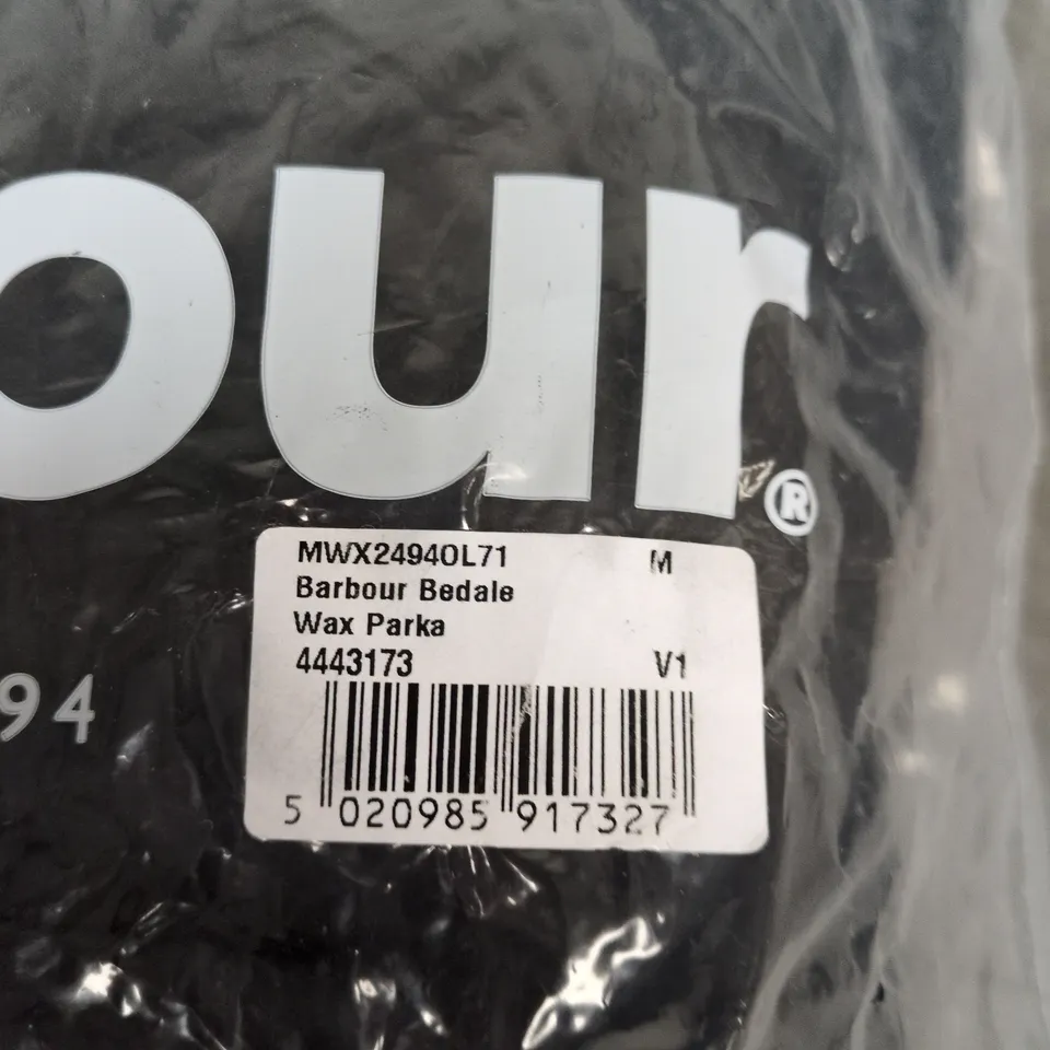 BARBOUR BEDALE WAX PARKA SIZE M 