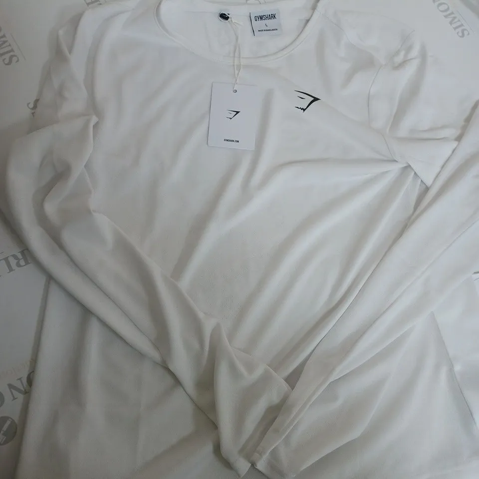 GYMSHARK LONG SLEEVE TRAINING TOP - SIZE LARGE