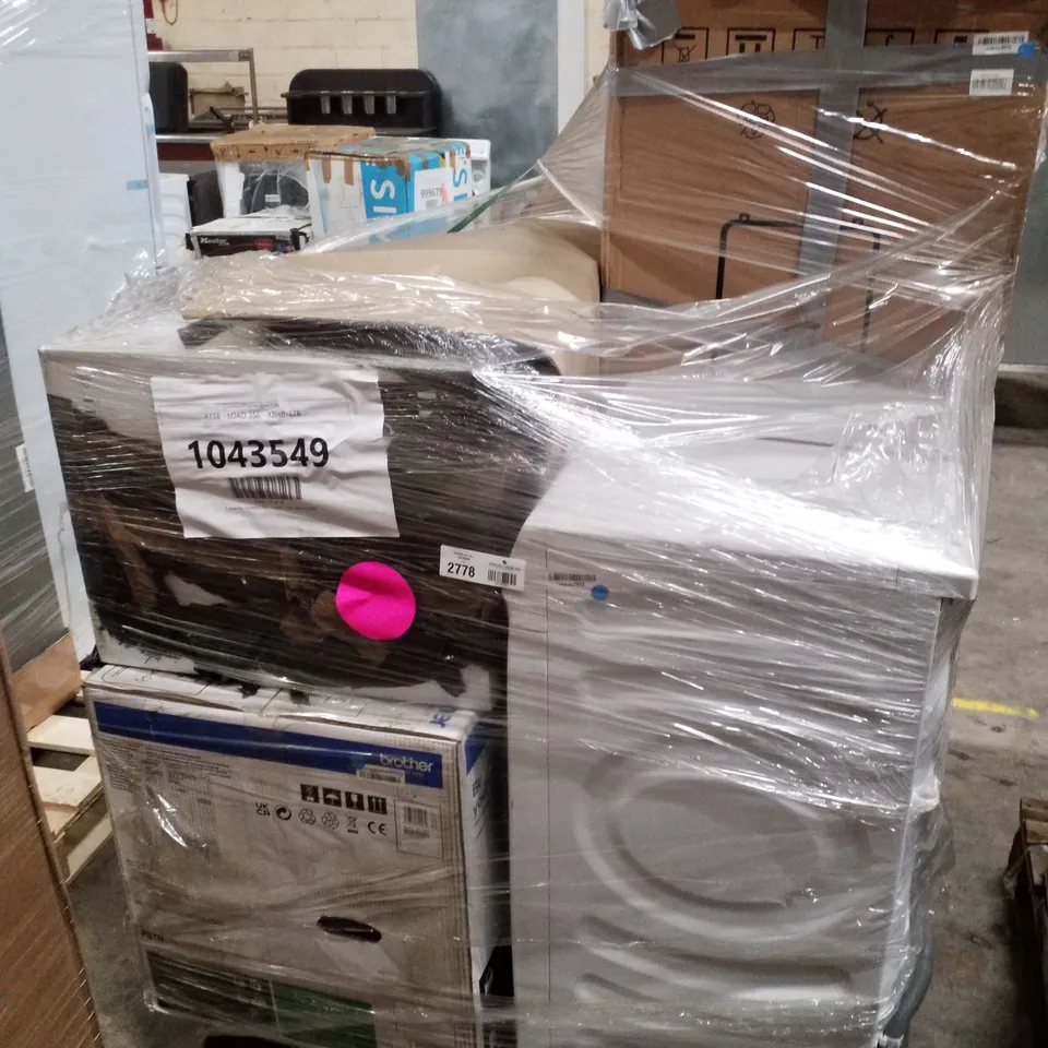 PALLET OF APPROXIMATELY 5 UNPROCESSED RAW RETURN WHITE GOODS TO INCLUDE;