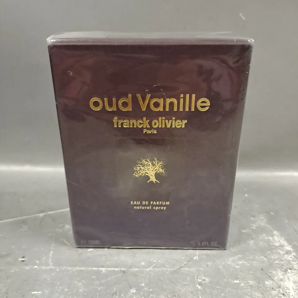 BOXED AND SEALED FRANCK OLIVIER OUD VANILLE EAU DE PARFUM 100ML