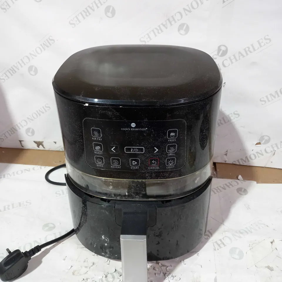 OUTLET COOK'S ESSENTIALS 4.0L AIR FRYER - BLACK