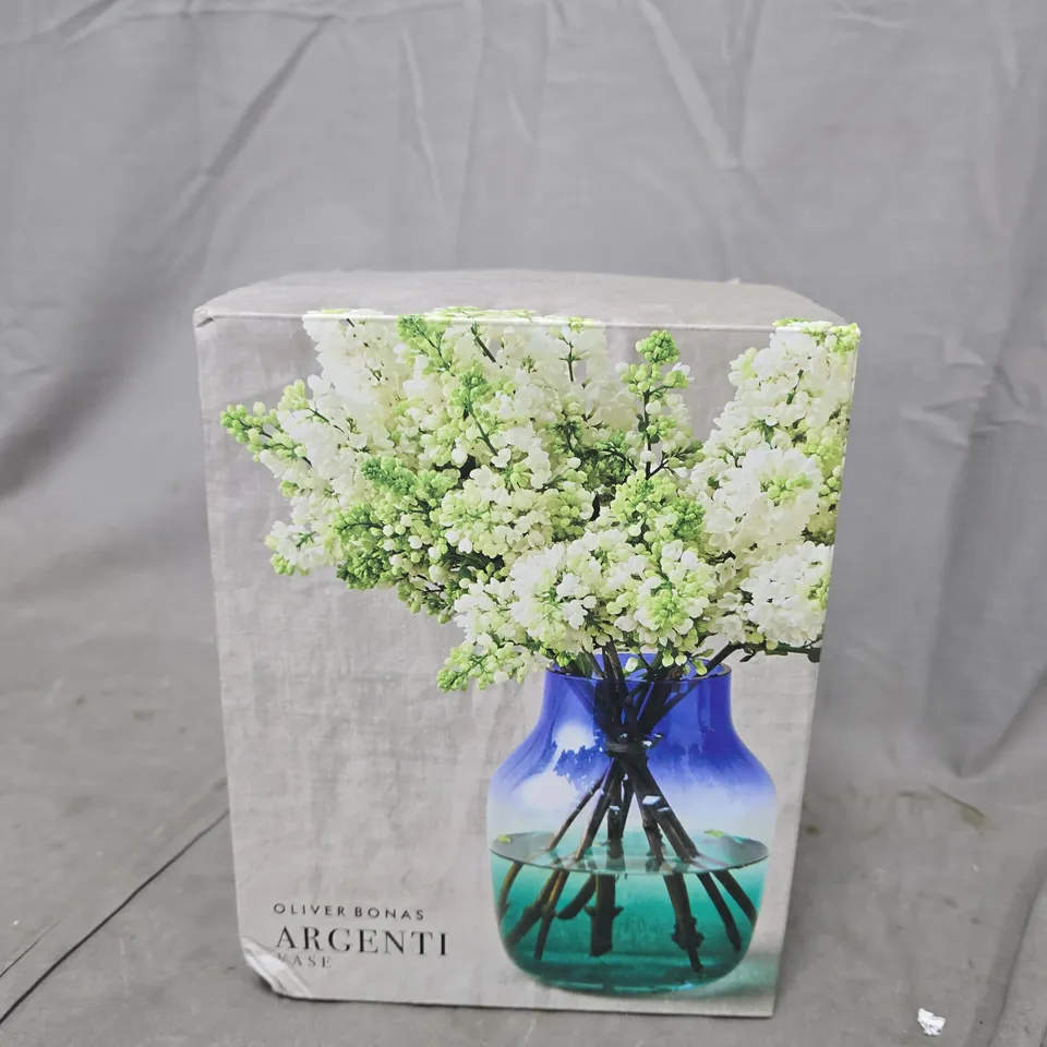 OLIVER BONAS ARGENTI VASE – BOXED