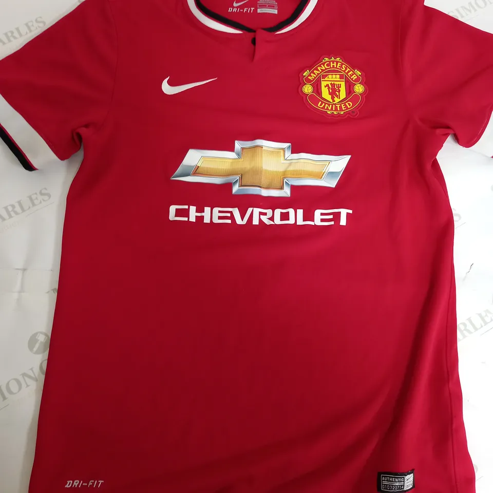 NIKE MANCHESTER UNITED 2014/15 '7 DI MARIA' HOME SHIRT - SMALL