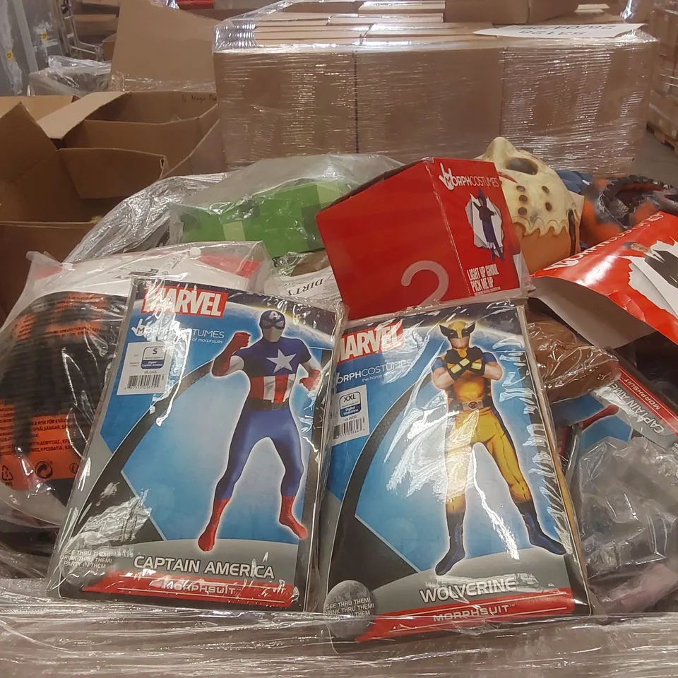 PALLET CONTAINING A VERY LARGE QUANTITY OF ASSORTED FANCY DRESS COSTUMES