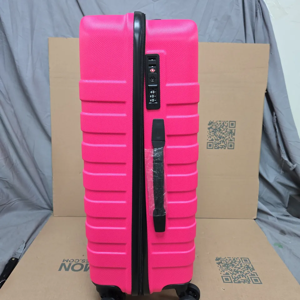 VALENTINO STARLIGHT MEDIUM-SIZE SUITCASE - FUXIA