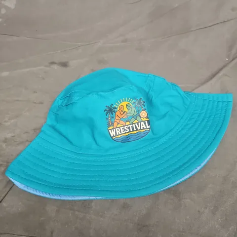 WRESTIVAL BUCKET HAT IN BLUE