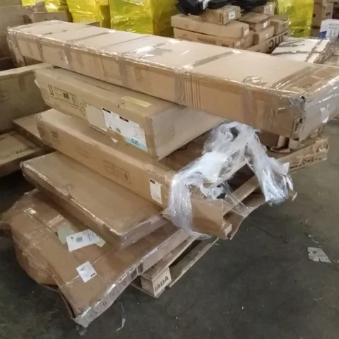 PALLET OF ASSORTED INCOMPLETE DESIGNER FURNITURE PARTS AND PIECES